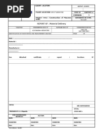 FORM001 Inspect Report For Receiving Material