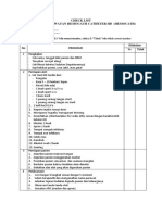 Check List Exit Site Chcking CDL