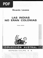 Las Indias No Eran Colonias - Ricardo Le PDF