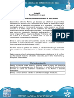 Actividad de Aprendizaje Unidad 3-Diagnostico de Una Planta de Tratamiento de Agua Potable