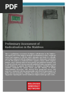 MDN - Preliminary Assessment of Radicalisation in The Maldives Final