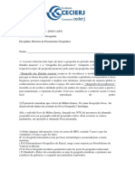 Gabarito AP3 - História Do Pensamento Geográfico