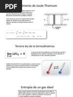 Experimento, Joule Thomson