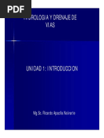 Unidad 1 - Hidrologia y Drenaje (Modo de Compatibilidad) PDF