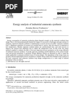 Exergy Analysis of Industrial Ammonia Synthesis: Zornitza Kirova-Yordanova