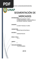 Segmentación de Mercados