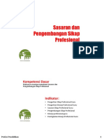 Sasaran Sikap Profesional Guru 4