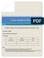 Tariffied Case Analysis