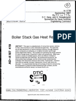 N C EL: Boiler Stack Gas Heat Recovery