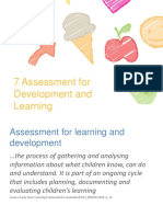 7 Assessment For Development and Learning