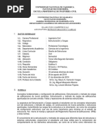 Syllabus Estructuracion y Cargas UNC