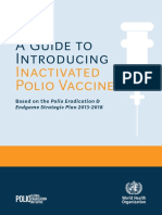 A Guide To Introducing: Inactivated Polio Vaccine