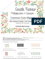 3rd Grade Review - Multiplication & Division