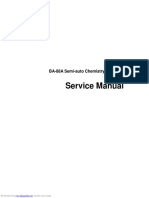 Service Manual: BA-88A Semi-Auto Chemistry Analyzer