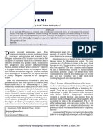 Rare Cases in ENT