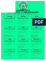 Calendar 2019 Yastrif 2