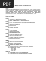 ME 761: Computer Aided Manufacturing Units