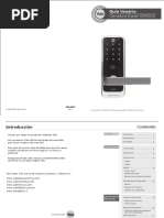 Manual de Usuario Cerradura Digital YDM3212