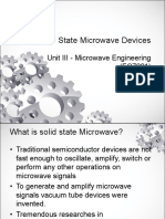 Solid State Microwave Devices - Unit III