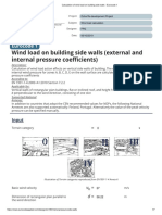 Calculation of Wind Load On Building Side Walls - Eurocode 1