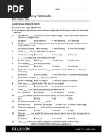 Full Entry Test B2-C1-C2