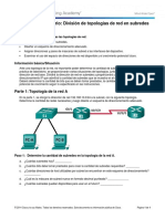 División de Topologías en Subredes