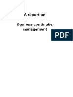 Business Continuity Management