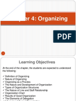 Chapter 4: Organizing