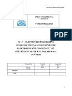 Electronics Workshop Manual