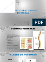 Higiene Postural y Manejo de Cargas