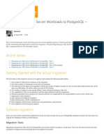 Migrating Your SQL Server Workloads To PostgreSQL - Part 3 - CodeProject