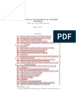 Mathematical Foundations of Machine Learning: (NMAG 469, FALL TERM 2018-2019)