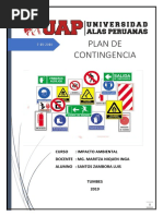 Propósito de La Planificación de Contingencia