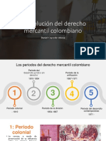 Evolución Del Derecho Mercantil en Colombia