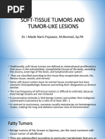 Soft-Tissue Tumors and Tumor-Like Lesions: Dr. I Made Naris Pujawan, M.Biomed, SP - PA