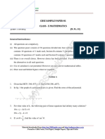 10 Mathematics Sample Paper 04