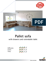 Selbstbau Palettensofa en