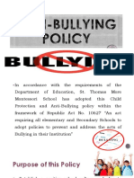 Anti Bullying Policy