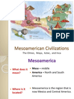 Mesoamerican Civilizations: The Olmec, Maya, Aztec, and Inca