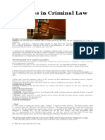 Penalties in Criminal Law: / January 28, 2010