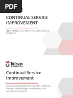 06 Continual Service Improvement