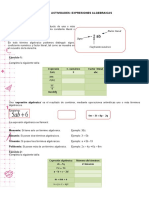 Expres. Algebraicas