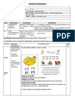 Sesión de Aprendizaje Agosto 4 - 2019