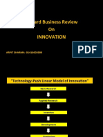 Harvard Business Review On Innovation: ARPIT SHARMA-01416603909