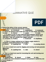 Summative Quiz in Animal Production 7