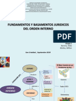 Fundamentos y Basamentos Juridicos Del Orden Interno