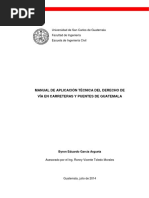 Tesis Derecho de Via en Guatemala PDF