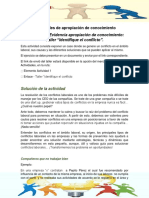 Evidencia 1: Evidencia Apropiación de Conocimiento: Taller "Identifique El Conflicto".