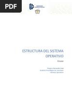 Estructura Del Sistema Operativo Ensayo