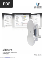 5 GHZ Full Duplex Point-To-Point Gigabit Radio: Models: Af-5, Af-5U